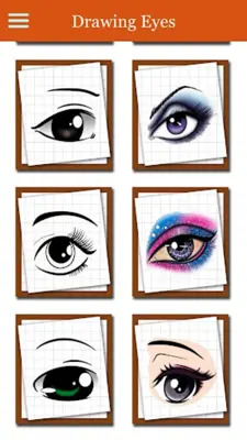 Learn to Draw Eyes android App screenshot 11